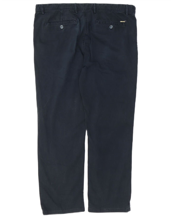 MASSIMO DUTTI Pantaloni chino drepți pentru bărbați EU 46 XL W36 L27 bleumarin