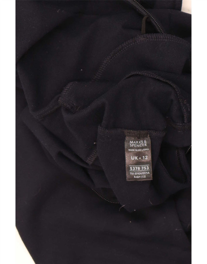 Jachetă de trening pentru femei Marks & Spencer UK 12 Medium Bluemarin Bumbac