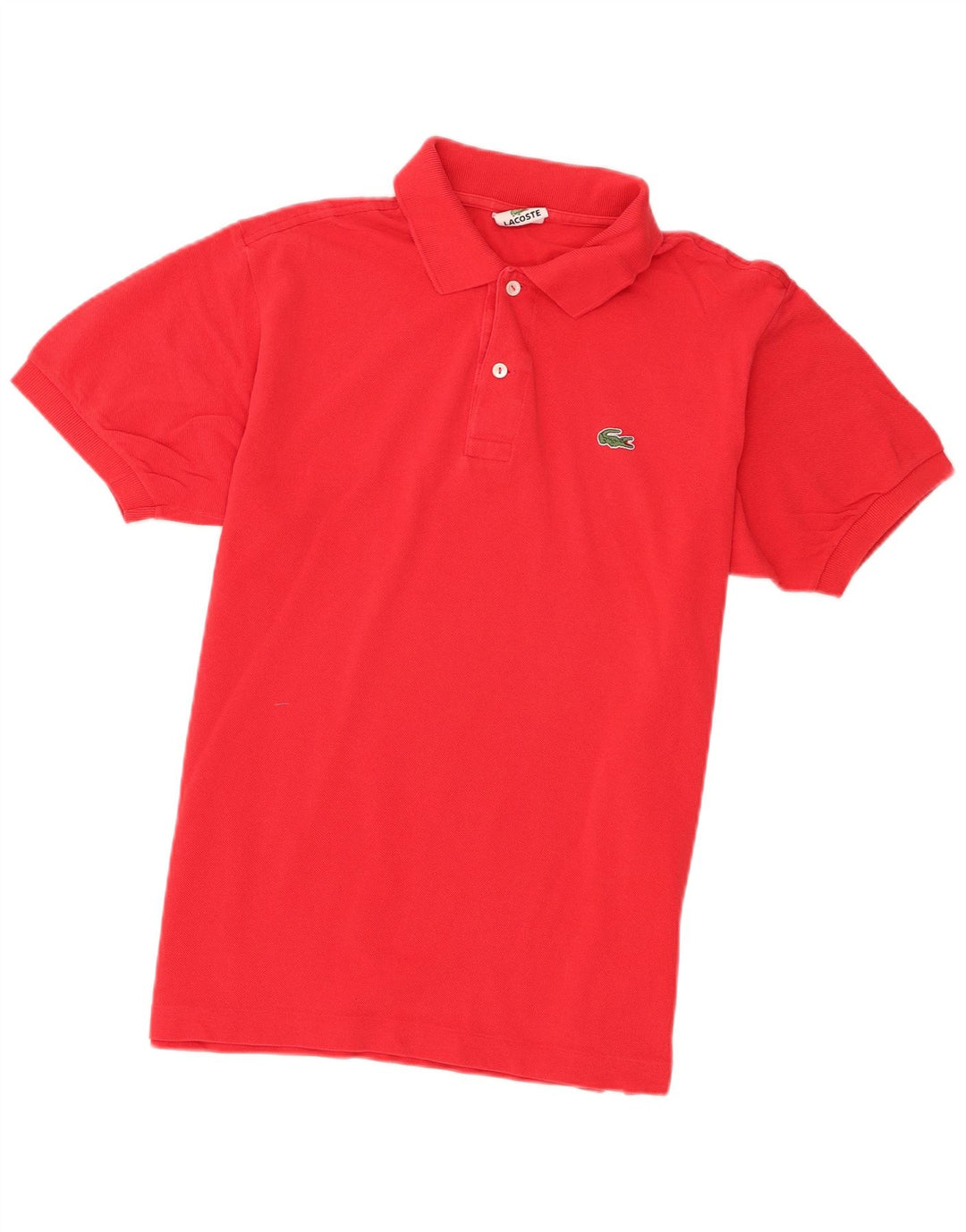 Tricou polo Lacoste pentru bărbați, mărimea 4, bumbac roșu mediu