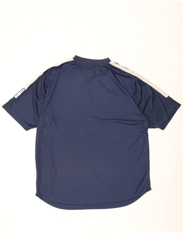 Tricou pentru bărbați Nike Top UK 45/47 XL Bleumarin Poliester color bloc