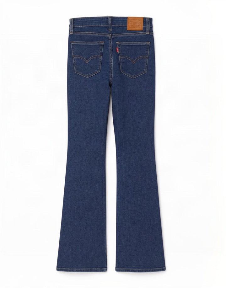Blugi evazați Levi's 726 pentru femei W27 L32 bumbac albastru