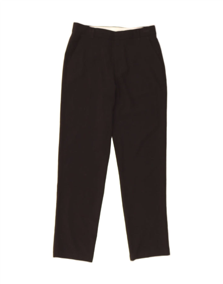 CHAPS Boys Straight Chino Trousers 15-16 Years W28 L28 Black Polyester Vintage Chaps and Second-Hand Chaps from Messina Hembry 