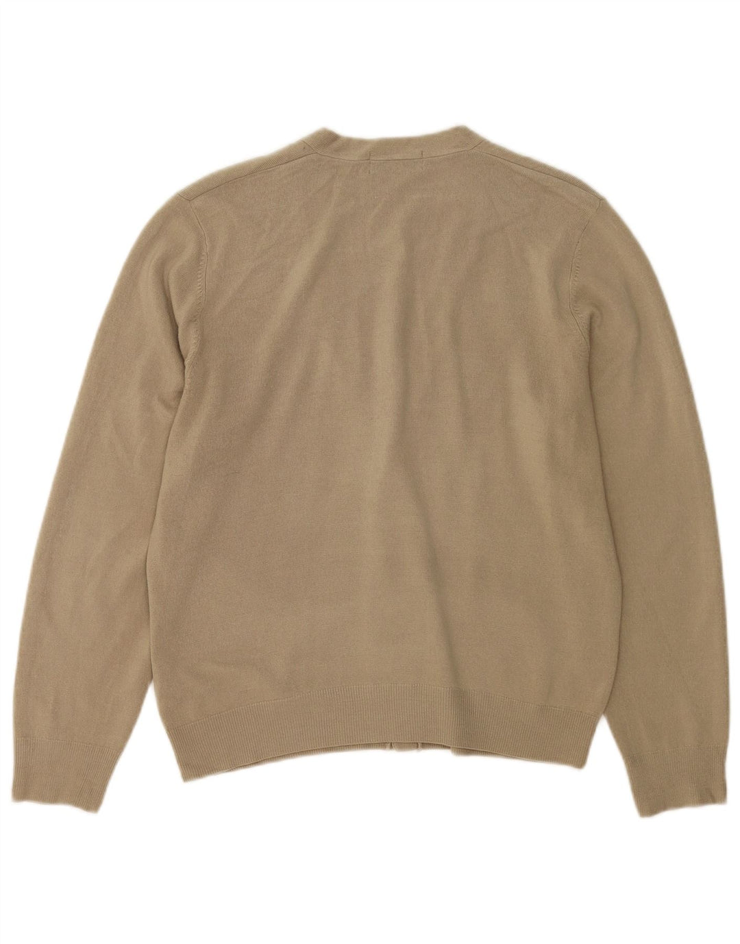 Pulover Cardigan Blue Harbour pentru bărbați Marks & Spencer Mic Bej Acrilic