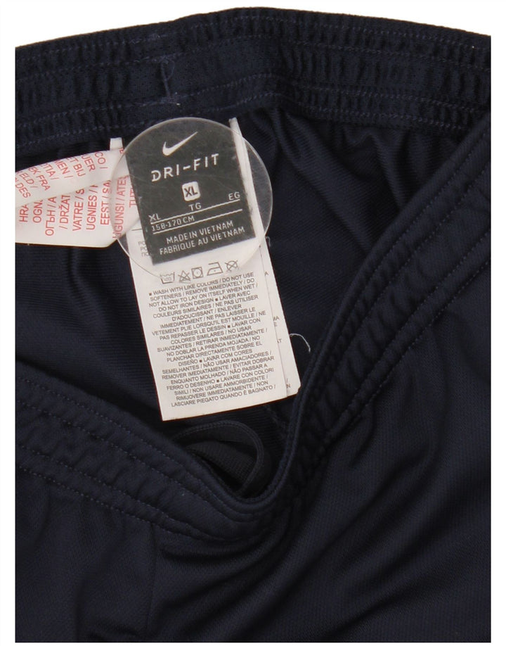 Pantaloni de trening NIKE Dri Fit pentru băieți 13-14 ani XL bleumarin Poliester