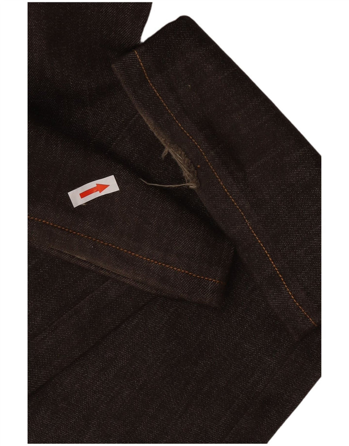 Blugi drepti pentru femei Iceberg IT 42 Medium W28 L34 Maro Bumbac