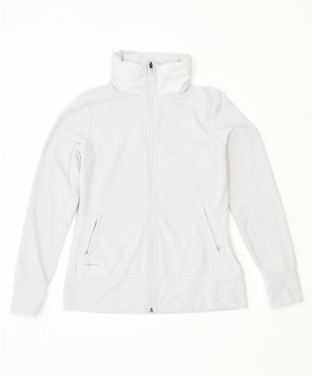 Jachetă pentru femei NIKE Therma Fit Fleece UK 14, mare, gri, poliester