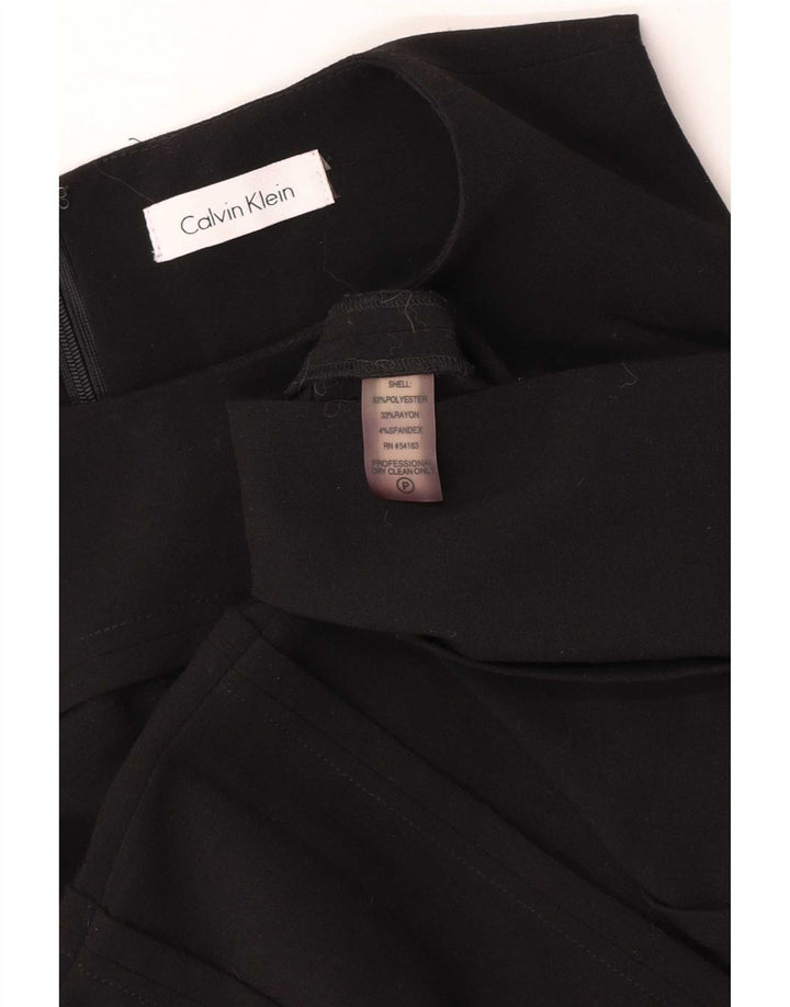 Rochie teacă fără mâneci pentru femei Calvin Klein UK 8 Poliester negru mic