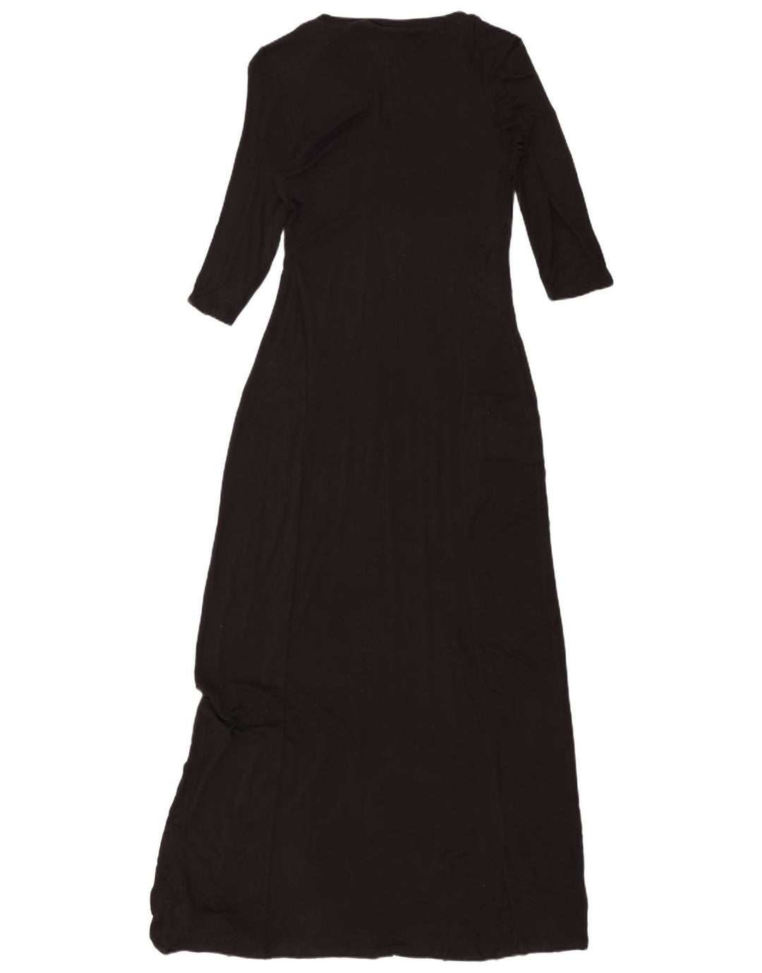 MOSSIMO Rochie Maxi pentru Femei cu mâneci 3/4 UK 6 XS Rayon negru