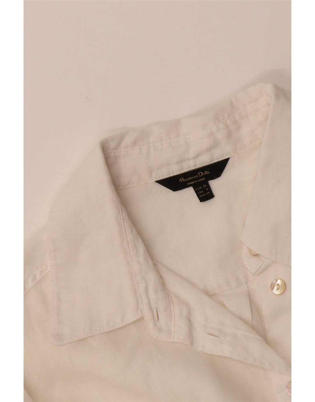 Cămașă Massimo Dutti Femei EU 36 XS Alb