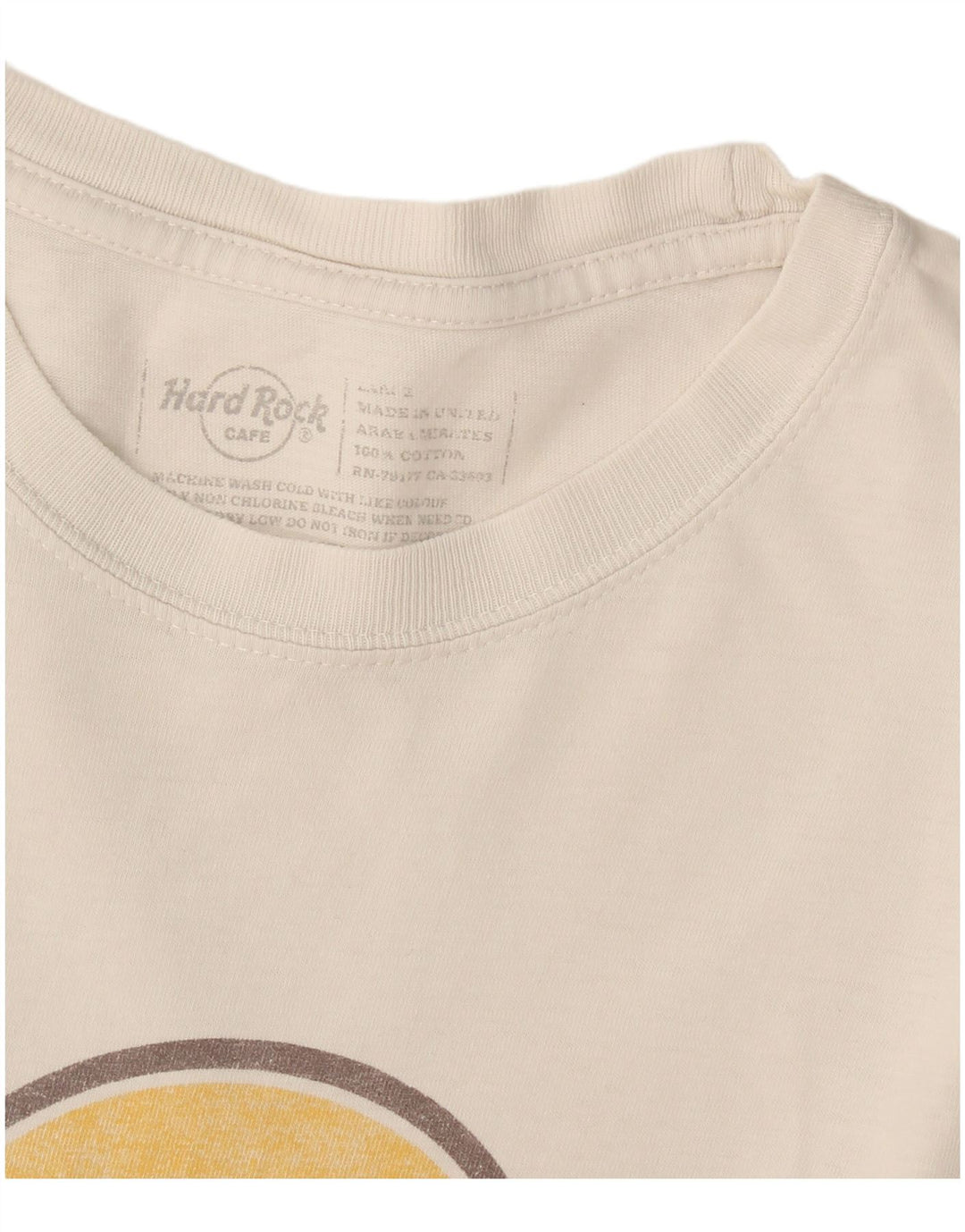 Tricou grafic pentru bărbați Hard Rock Cafe Munchen Top, mediu, alb, bumbac