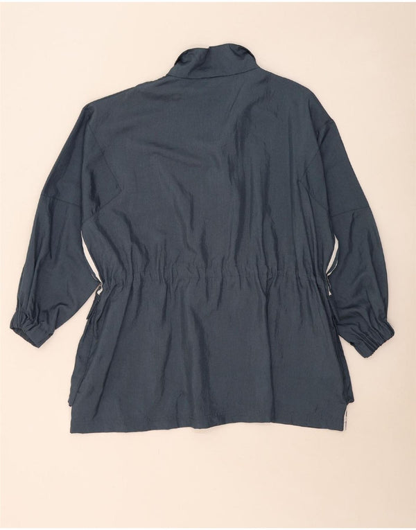 Jachetă utilitare supradimensionată pentru femei Adidas UK 8 Small Blue Poliamidă