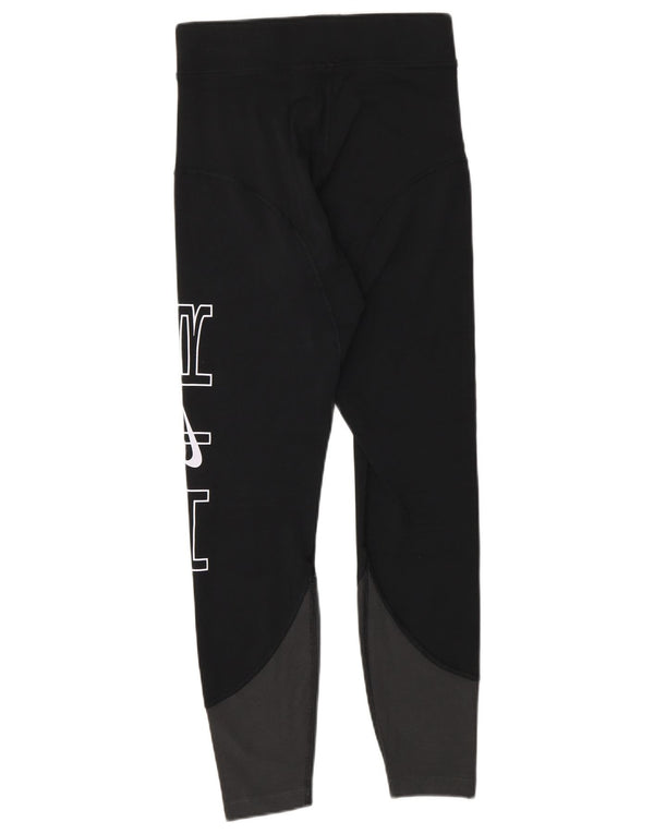 Leggings cu grafic pentru femei Nike UK 8 Sporturi mici din bumbac negru