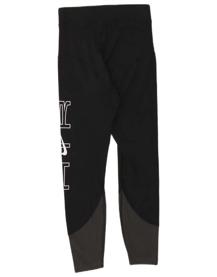 Leggings cu grafic pentru femei Nike UK 8 Sporturi mici din bumbac negru