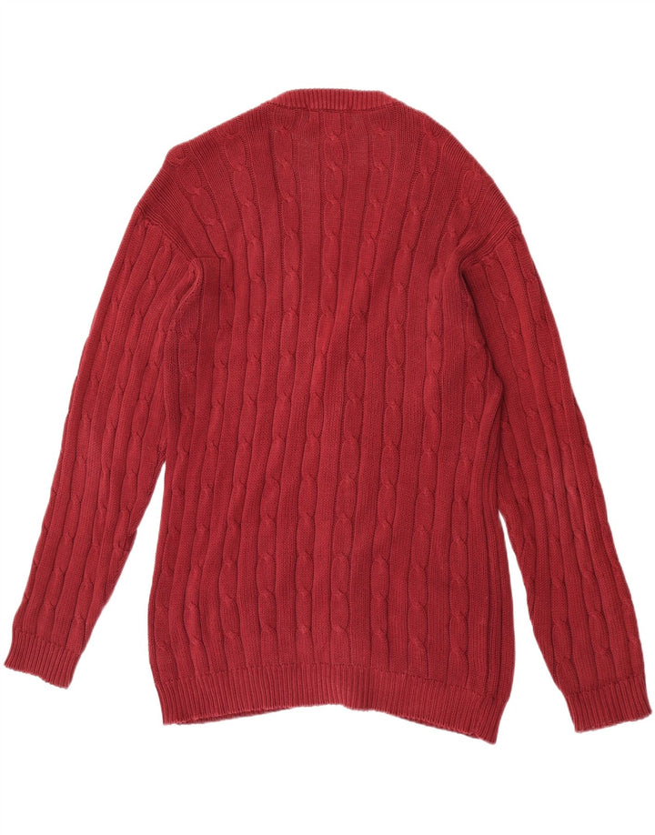 Pulover Cardigan Bărbați VINTAGE Mare Bordeaux