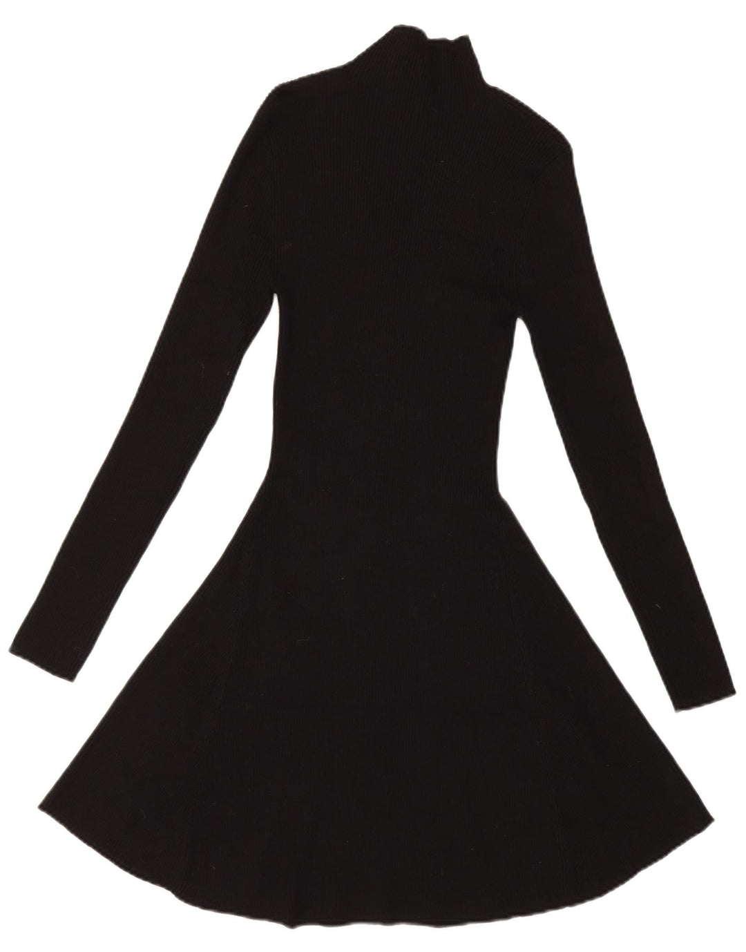 Rochie cu pulover pentru femei Zara UK 14 Medium Black Viscose