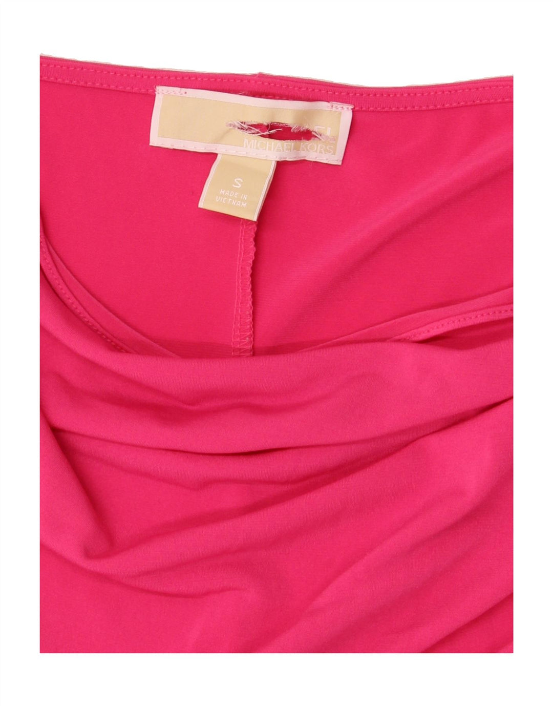 MICHAEL KORS Womens Sleeveless Sheath Dress UK 10 Small Pink Polyester Vintage Michael Kors and Second-Hand Michael Kors from Messina Hembry 
