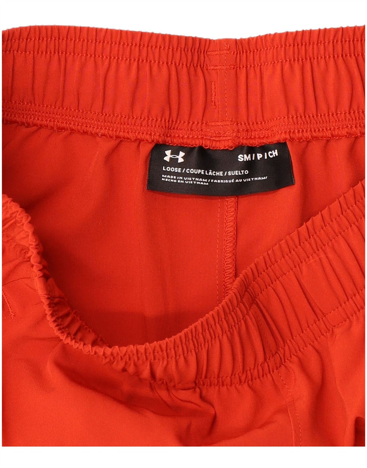 Pantaloni scurți sport pentru bărbați UNDER ARMOUR, portocalii mici