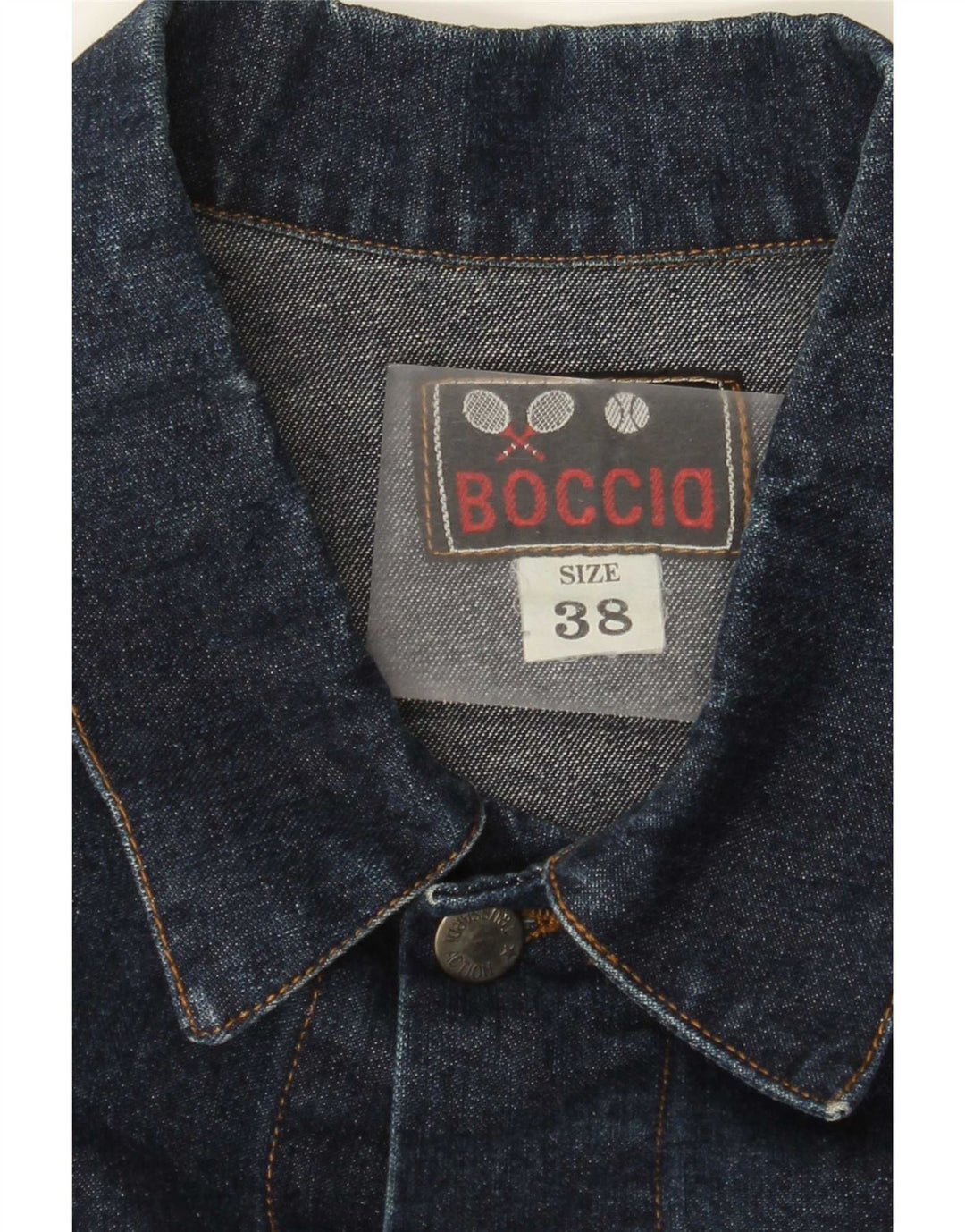 Jachetă de blugi vintage pentru bărbați UK 38 Medium Bleumarin
