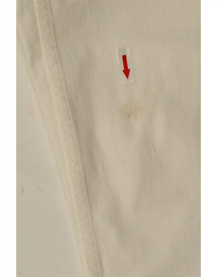 Blugi slim pentru femei Topshop L28 L26 Poliester alb