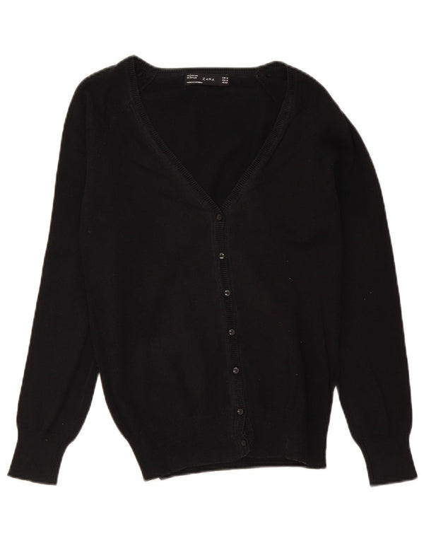 Pulover cardigan pentru femei Marks & Spencer UK 12 bumbac mediu negru