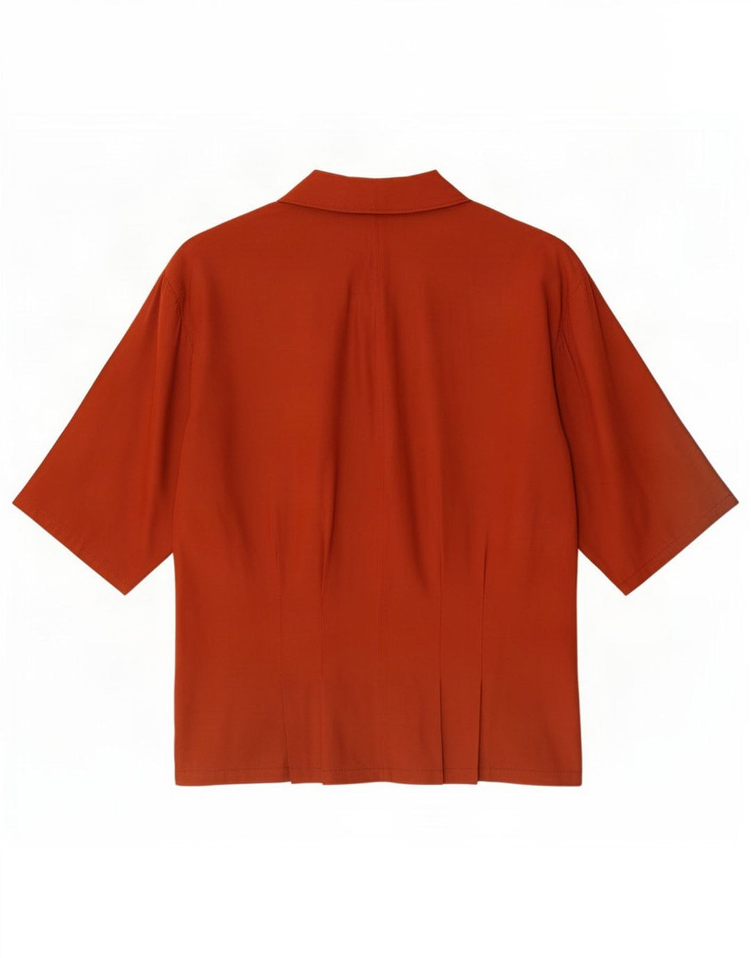 Vintage Womens Bluse Top UK 14 Medium Red