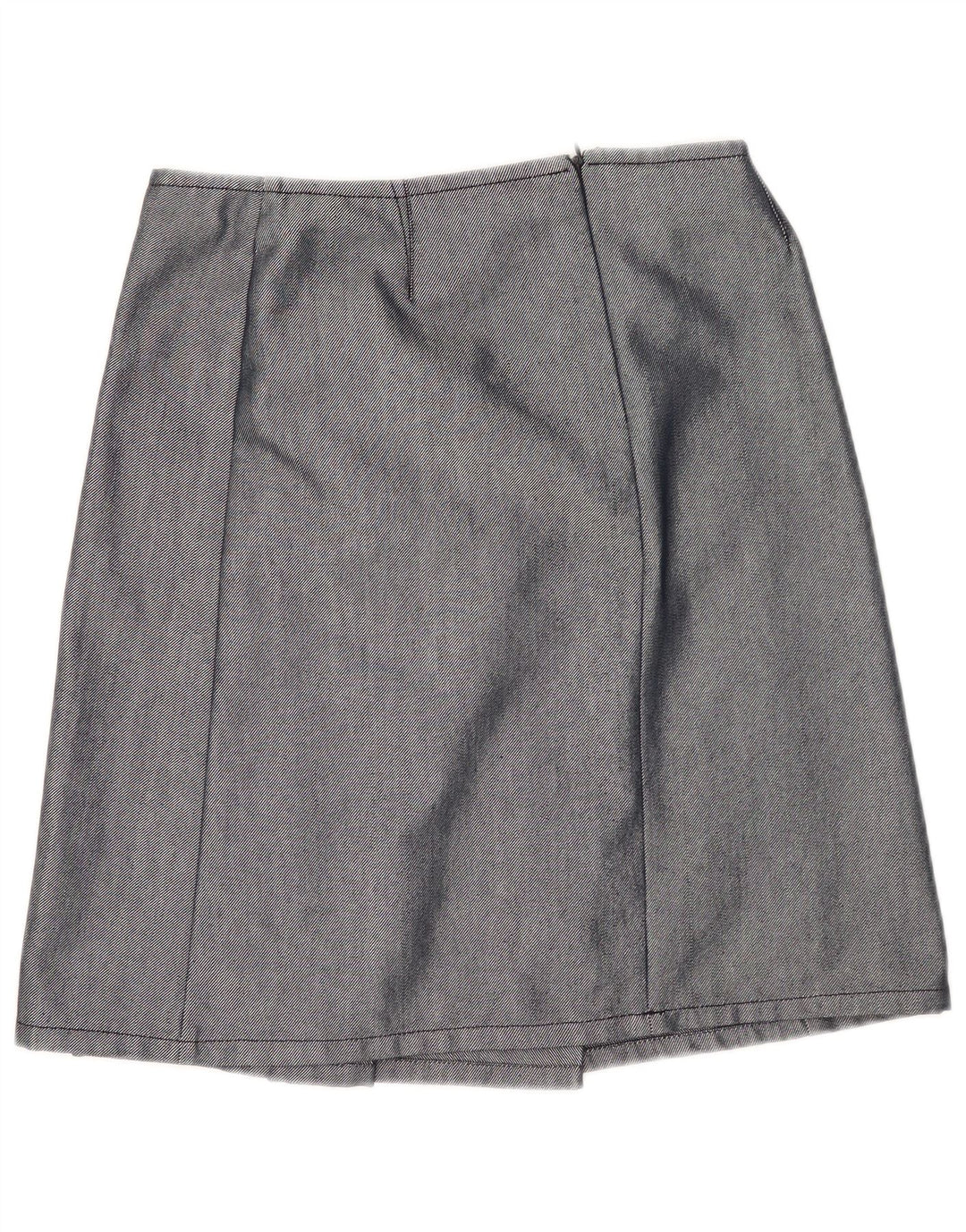 Max & Co. Fusta plisată pentru femei UK 12 Medium W30 Bumbac bleumarin