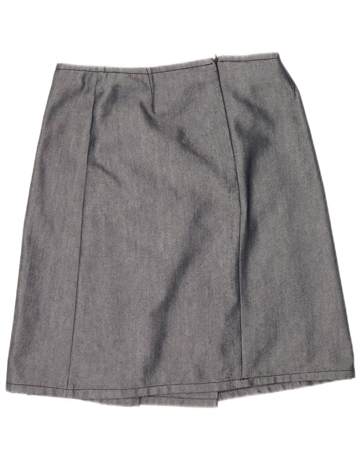 Max & Co. Fusta plisată pentru femei UK 12 Medium W30 Bumbac bleumarin