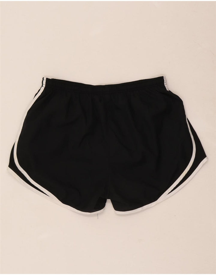 Pantaloni scurți sport Nike Dri Fit pentru femei UK 14 Poliester mediu negru