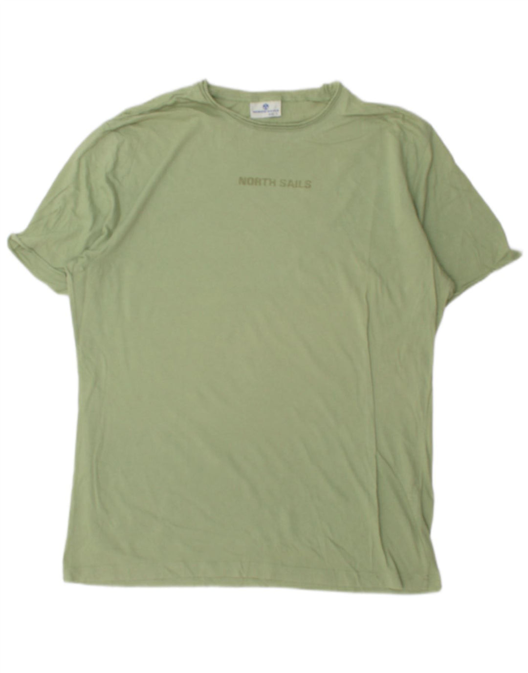 NORTH SAILS Tricou grafic pentru bărbați Top mare din bumbac verde