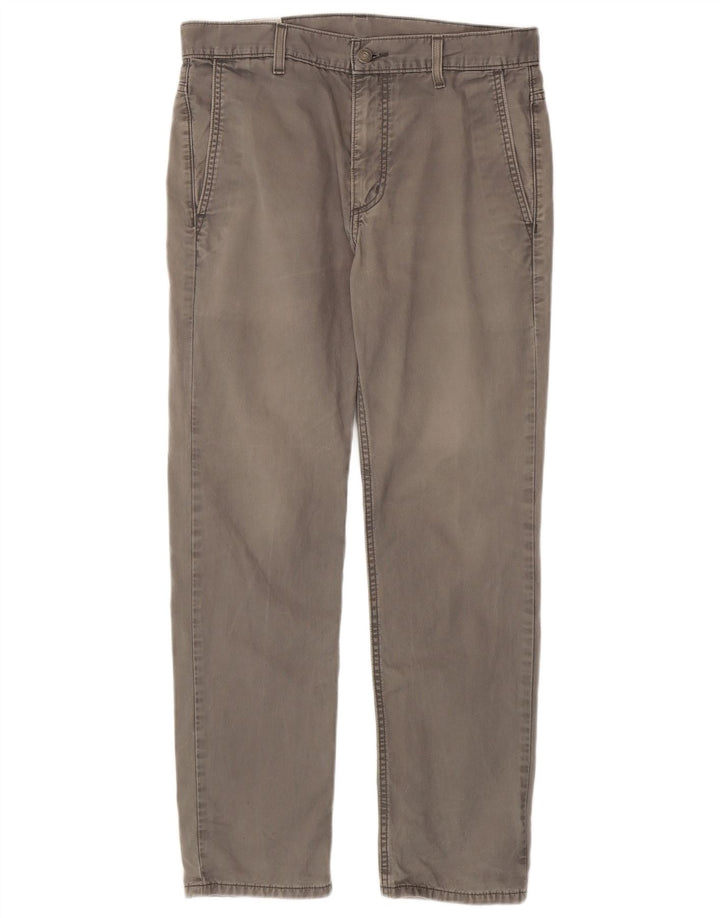 Pantaloni chino slim pentru bărbați Levi's W31 L30 bumbac gri