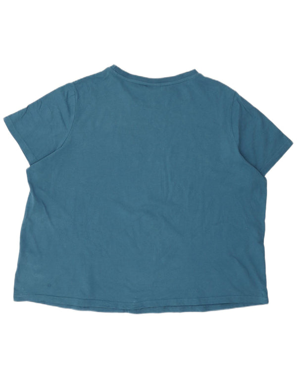 Tricou cu grafic pentru femei Ellesse Top UK 28 6XL Bumbac albastru