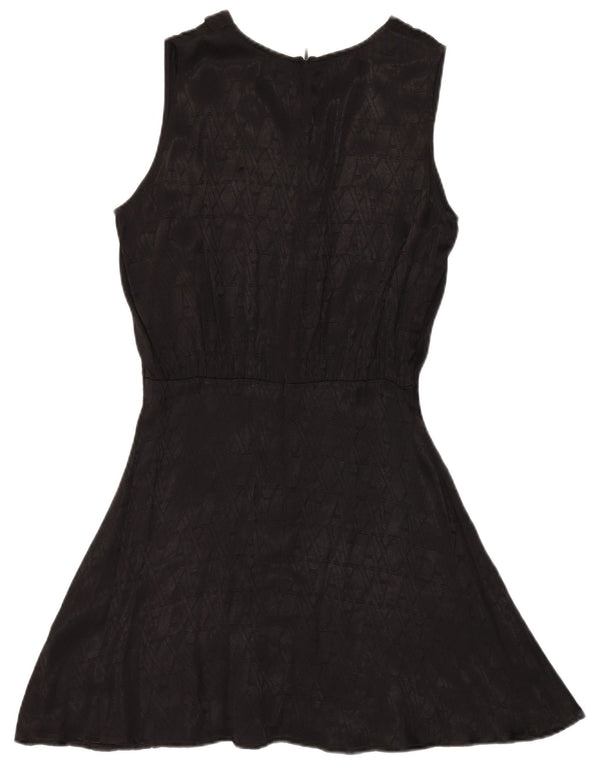 ARMANI EXCHANGE Rochie A-Line fără mâneci pentru femei US 6 Medium Black