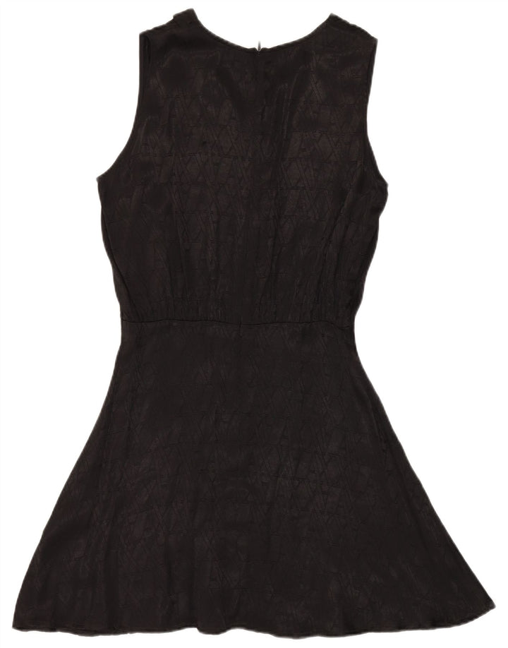 ARMANI EXCHANGE Rochie A-Line fără mâneci pentru femei US 6 Medium Black