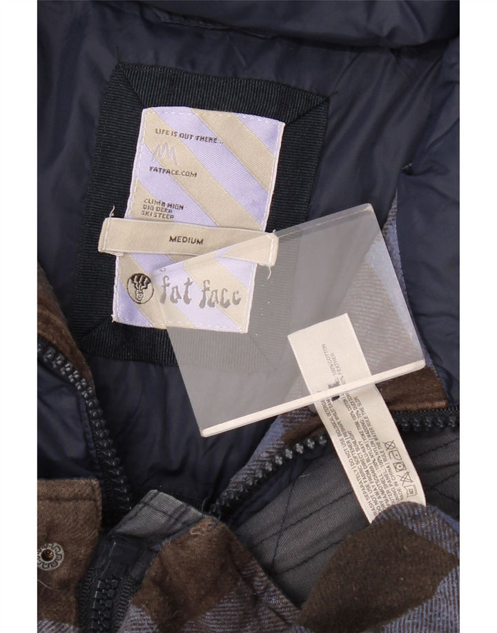 FAT FACE Gilet căptușit pentru bărbați UK 38 Medium Navy Blue Colorblock