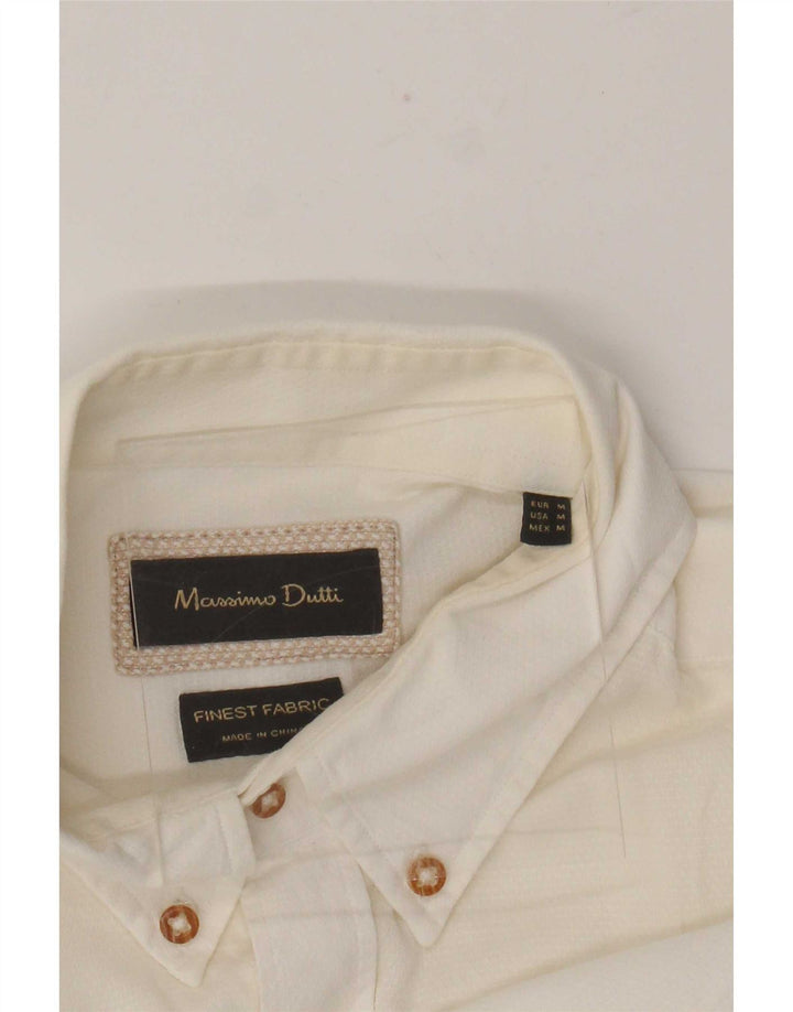 Cămașă Massimo Dutti pentru bărbați, mediu alb
