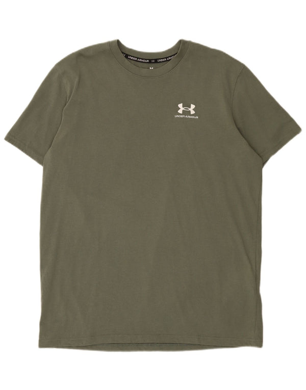 Tricou Under Armour pentru bărbați Top mare din bumbac kaki
