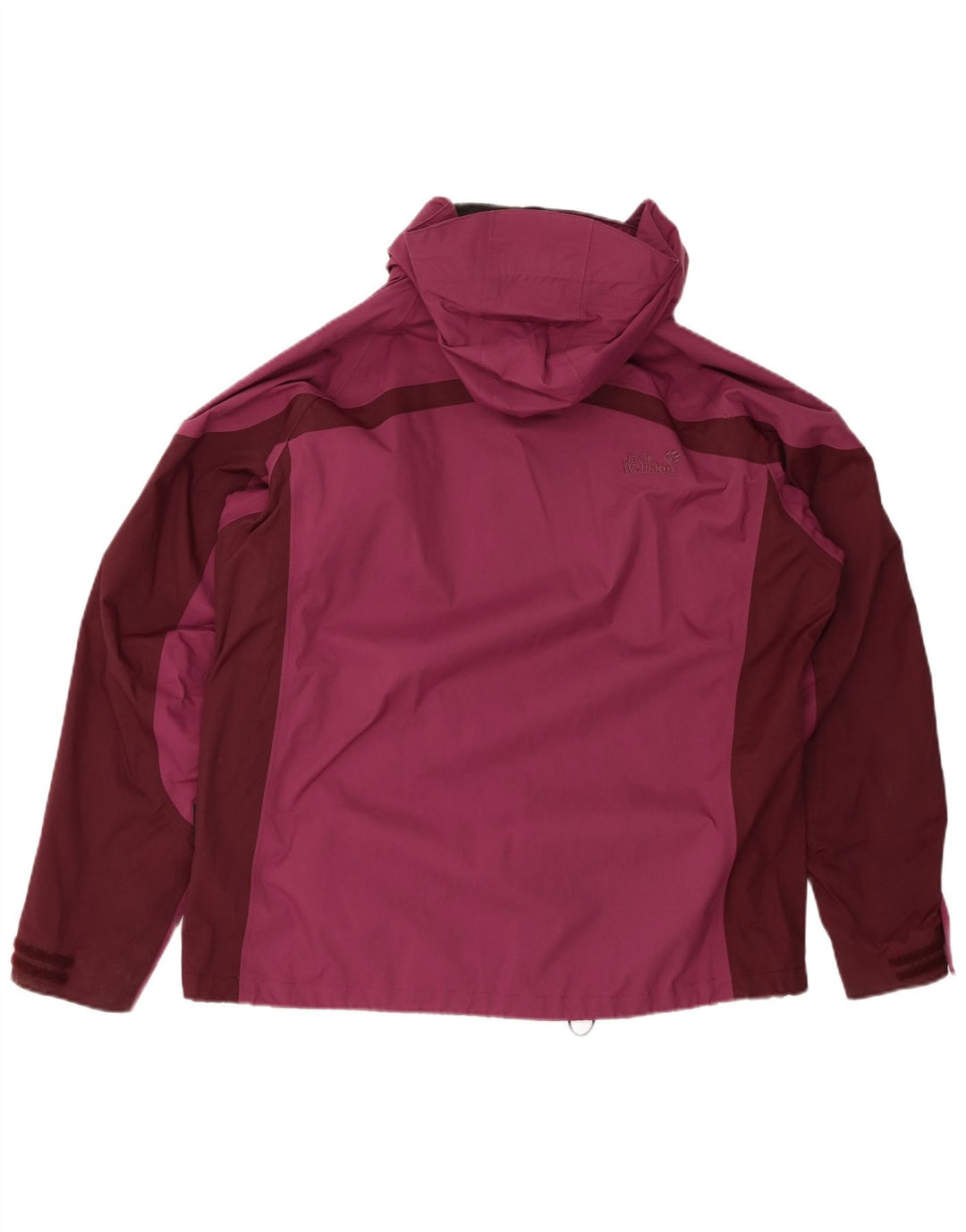 JACK WOLFSKIN Jachetă de ploaie supradimensionată pentru femei UK 18/20 XL Burgundia