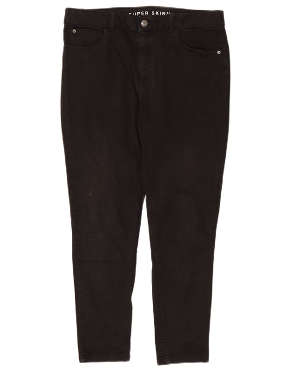 Blugi super skinny pentru femei Marks & Spencer UK 14 Large W32 L26 Bumbac negru