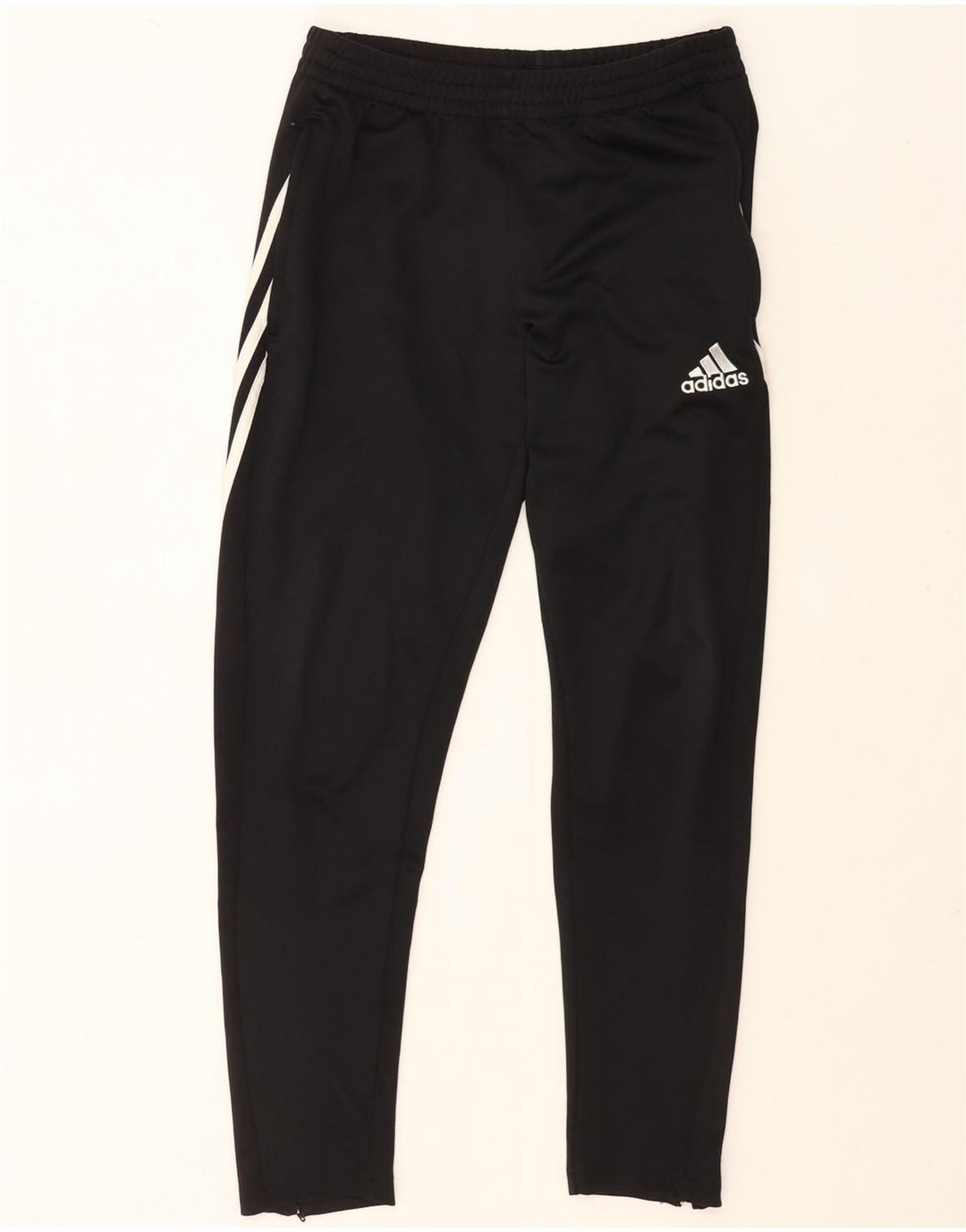 Pantaloni de trening Adidas Climalite pentru bărbați, poliester mediu negru