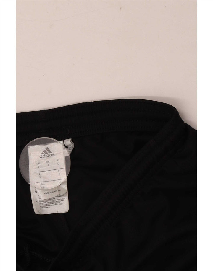 Pantaloni scurți sport obișnuiți Adidas pentru bărbați, poliester negru mic