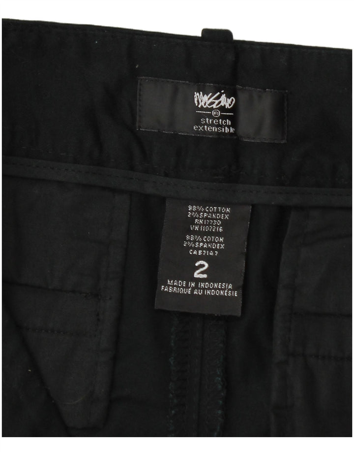 Pantaloni scurti chino pentru femei Mossimo US 2 XS W32 bumbac negru