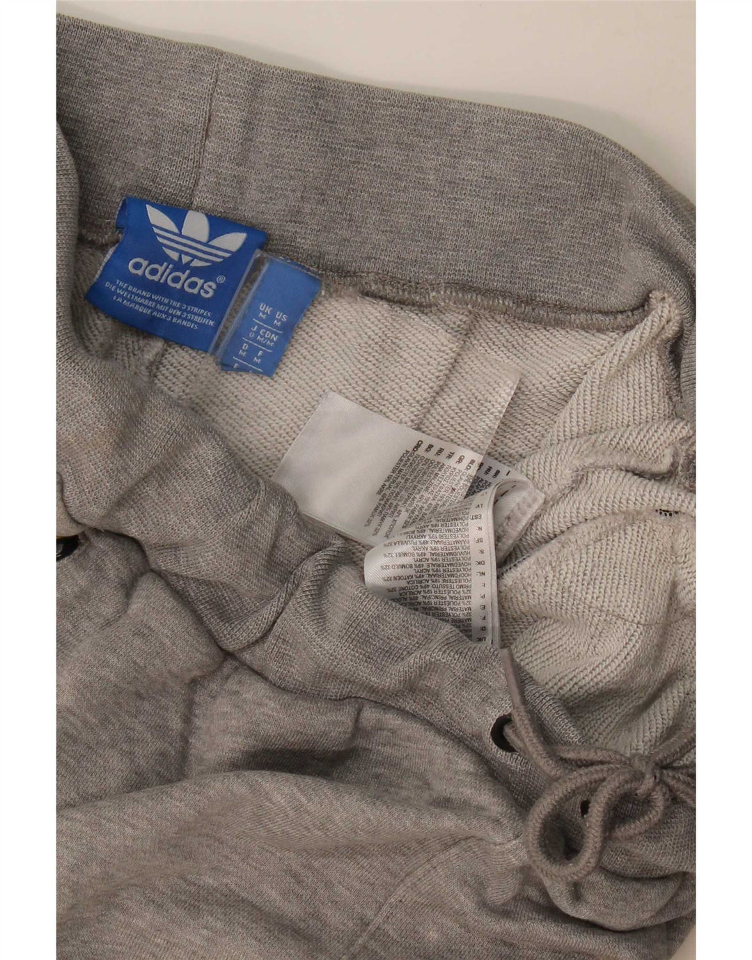 Pantaloni scurți sport Adidas pentru bărbați, bumbac cu pete gri medii