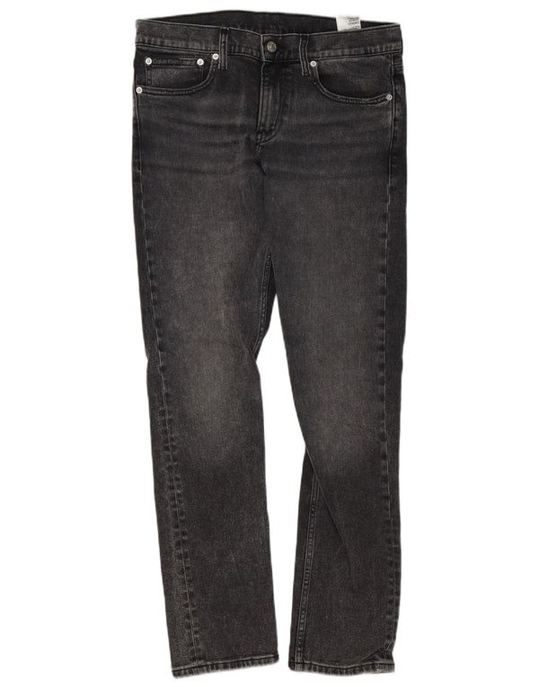 Blugi slim pentru bărbați Calvin Klein W32 L32 bumbac gri