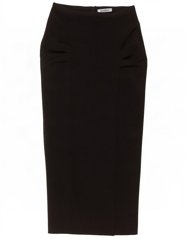 Fusta Maxi Femei Zara Medium W28 Bumbac Negru