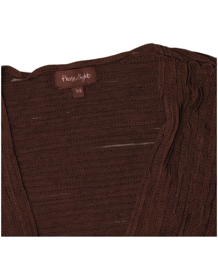 Top Bolero pentru femei Phase Eight UK 14 Medium Brown Nylon