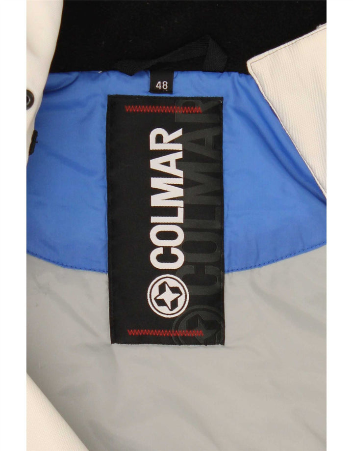 Jachetă de schi cu glugă Colmar pentru bărbați IT 48 Medium White Colorblock