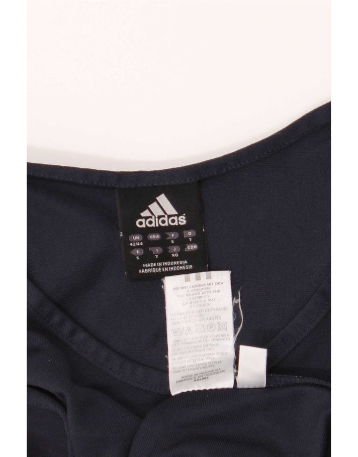 Vest Vest Top pentru bărbați Adidas UK 42/44 Poliester mare bleumarin