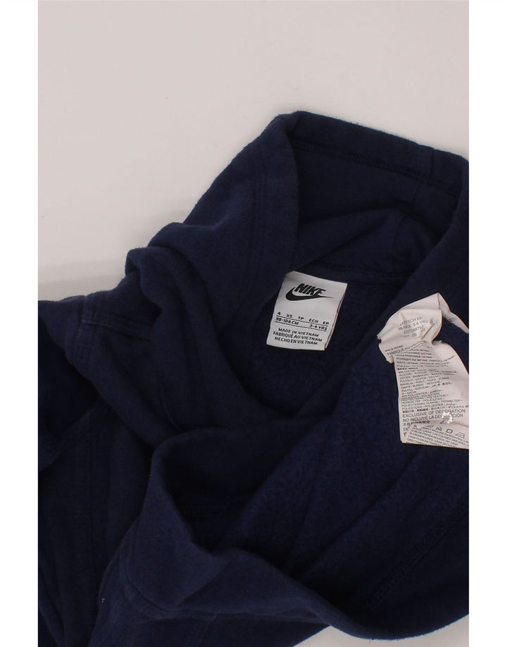 Pulover NIKE pentru băieți 3-4 ani XS bumbac bleumarin