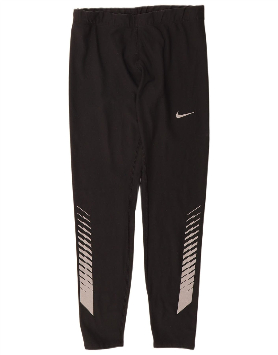Leggings NIKE Dri Fit Graphic pentru femei UK 12 Medium Black