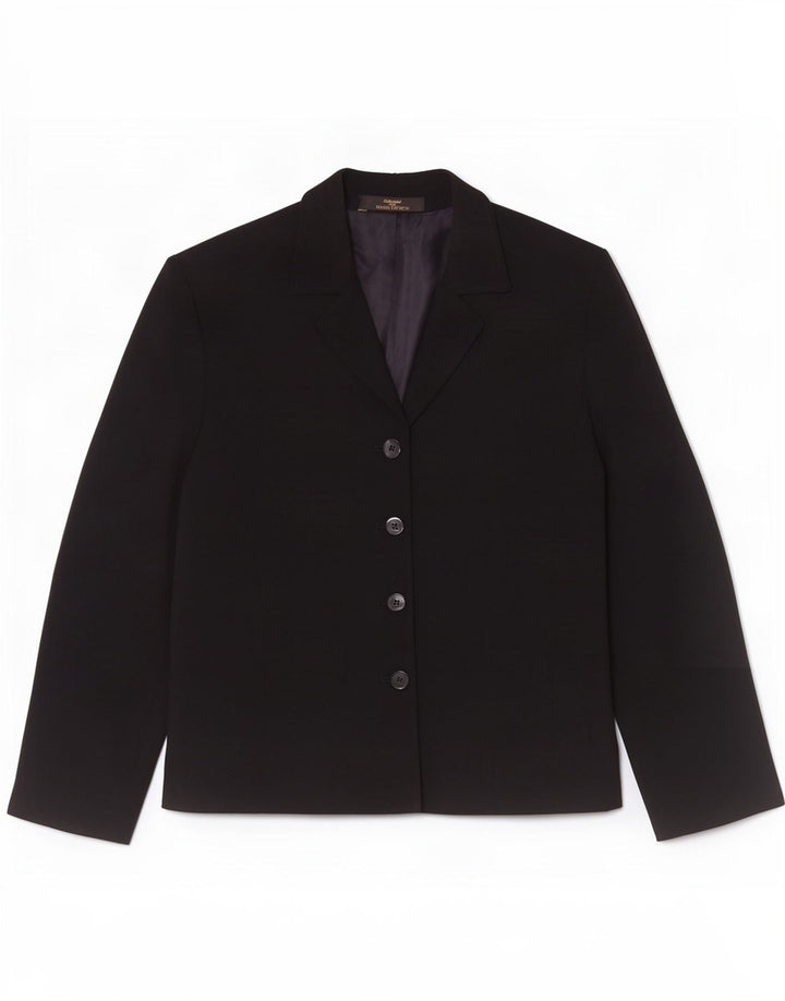 Marks & Spencer pentru femei St. Michael 4 Button Blazer Jacket UK 16 Large Black
